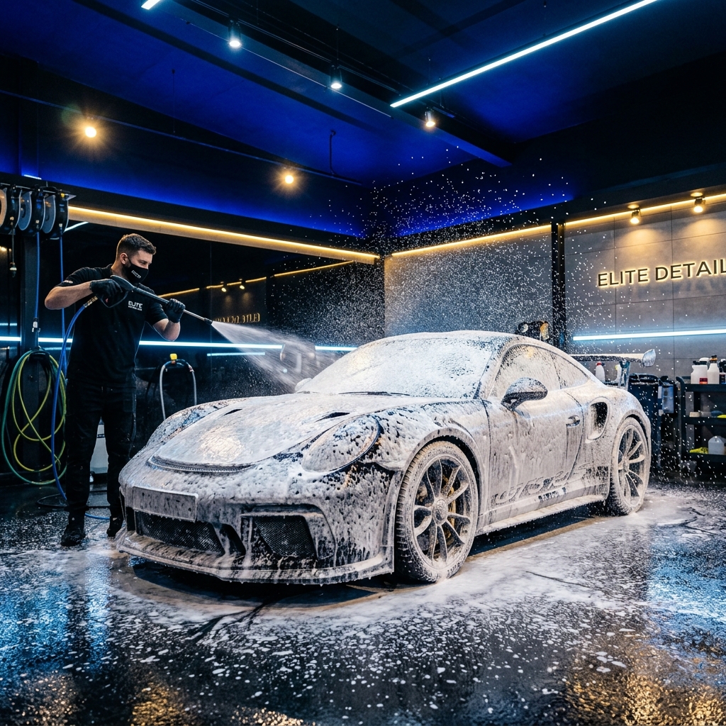 Active Snow Foam Car Wash